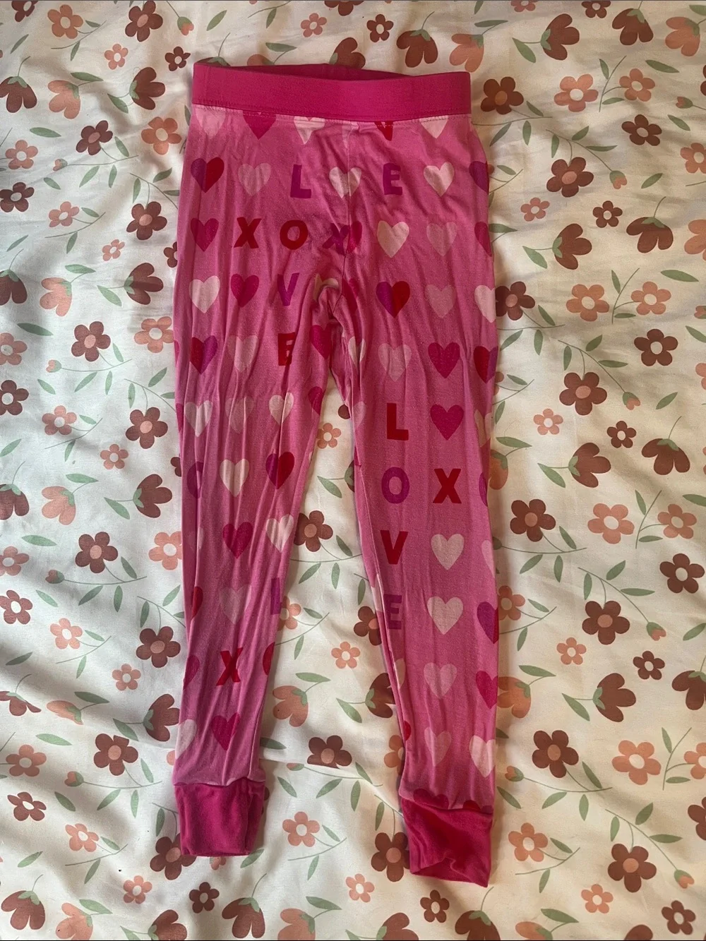Little Sleepies Pink Heart XOXO Long-Sleeve Pajama Set
